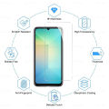 For Samsung Galaxy A06 2PCS Anti-Drop Tempered Glass Protector for Samsung Galaxy A 06 samsung a06 6.7 inches Full Coverage Ultra-Clear Screen Protector. 