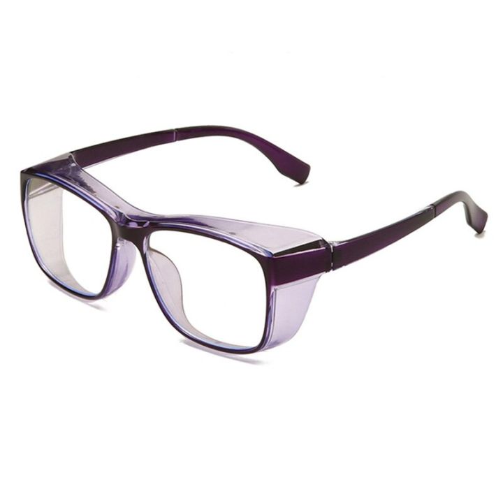 Windproof Goggles with Side Shiled Anti Dust Anti-Pollen Allergy Anti Blue Light Reading Glasses Eye Protection Oculos Lunette
