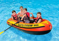 Intex Explorer 300 Boat (83" X 46" X 16" ) Set. 