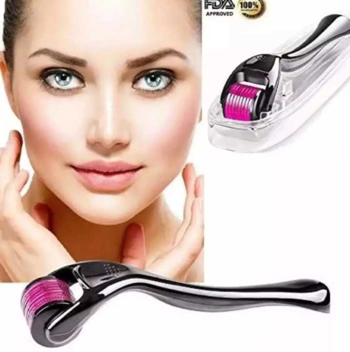 Meso Derma Roller for Face  Medical-Grade Stainless Steel Microneedle Roller for Face Skin Care Face Roller Derma Roller for Hair Growth Wrinkles Exfoliation  Facial Roller for Women Men .5mm