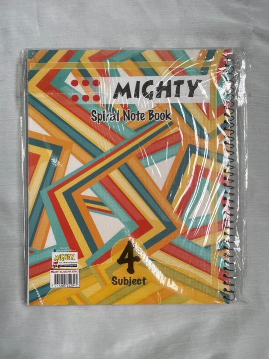 Mighty%204%20subject%20A4%20size%20spiral%20notebook%20-%20Image%202