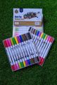 Keep Smiling Dual Tip Brush Pen Art Marker 12 Pcs Set. 