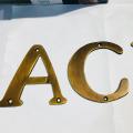 ALPHABETS/LETTERS FOR HOUSE ADDRESS BRASS. 