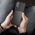 Sony Xperia 1 III Case Soft TPU Raw Material Thunderbolt Shock-Proof Anti-Drop Protection Cover For xperia 1 mark 3. 