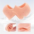 1 Pair Squishy Soft Silicone Moisturizing Heel Socks Feet Skin Care Anti Crack Control Foot Protecto ... 