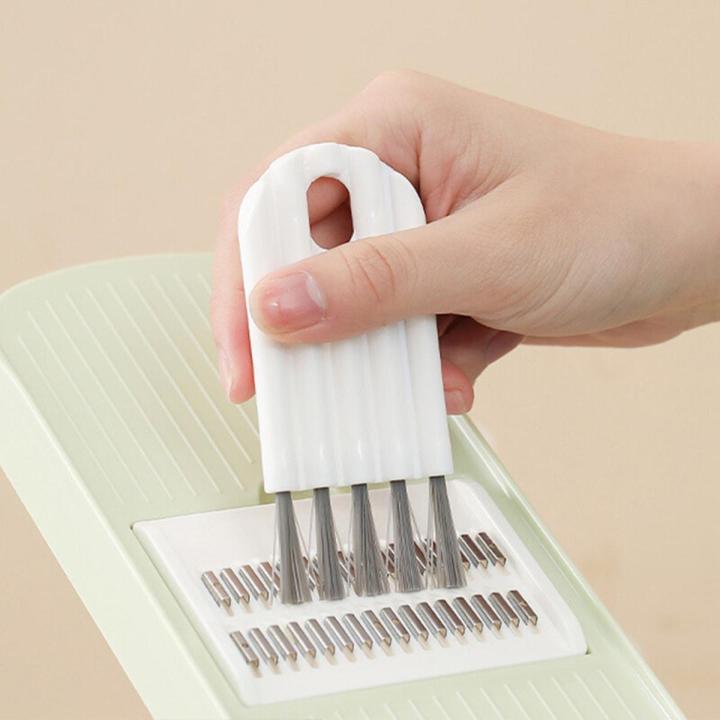 LUSSNACY Multifunctional Flexible Gap Brush Cup Cover Groove Gap Brush Household Soft Bristles Cleaning Scrabes