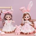 New 16cm Doll Toys, Children's Toys for Princess Girls, Cute and Fashionable Mini Small Dolls, Children's Birthday Gifts. 