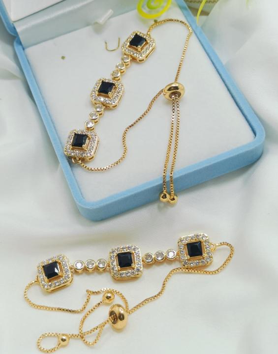 Beautiful%20Fancy%20Zircon%20Bracelet%20for%20Women%20%7C%20Premium%20Luxury%20Zircon%20Bracelet%20for%20Women%20-%20Elegant%20Adjustable%20Gold%20Plated%20Chain%20Bracelet%20-%20Fancy%20Crystal%20Tennis%20Bracelet%20for%20Girls%20-%20Wedding%20&%20Party%20Wear%20Jewelry%20-%20Stylish%20Stone%20Inlaid%20Kada%20Bracelet%20Anniversary%20-%20Image%203