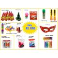Pack of 14 Birthday Decoration Items Deal - 06 Complete Birthday Decoration Items. 