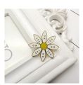 Cute Bee Flower Enamel Pin Funny Petal Brooch Women Jeans Coat Lapel Pin Badge Jewelry Gift for Friend New Arrival. 