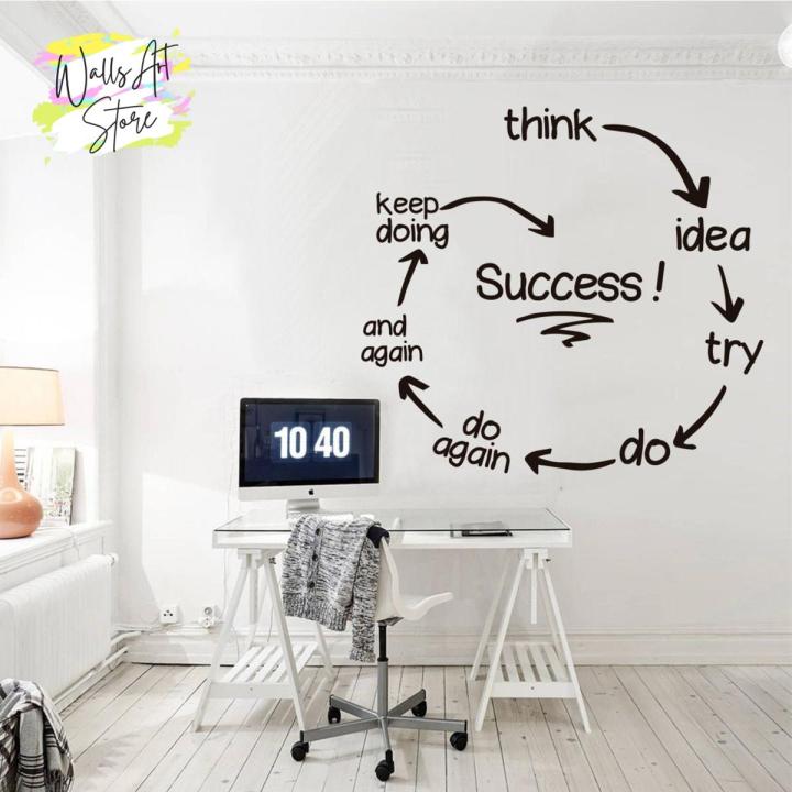 Office Wall Art, Office Decor, Home Office, Office Decals, Wall Decor, Wall Decal, Wall Art, Office Art, Success Quotes, Entrepreneur Art | eWallsArt