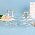 Star Shaped Clear Plastic Storage Container Jar Screw Top Jars With Lid Lidded Zhonggaohang. 