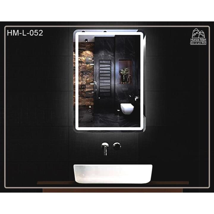 Bathroom LED Mirror 18 x 24 Inch | Anti-Fog | Cool White  | LED bathroom Mirror Home Decor | Led Light Home Decor | Wash Basin Mirror for Wall. LED-052