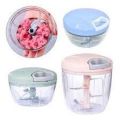 food processor manual chopper machine hand pull rope grinder crusher mixer 4 blade manual chopper machine for meat mince vegetable onion cutter 900ml. 