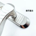 New stainless steel bathroom door lock bathroom thickened door handle bathroom universal door lock without key anti-rust. 