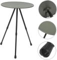 Portable Small Round Camping Table, Folding Simple Tea Table, Outdoor Picnic Travel Table, Small Coffee Table. 