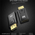 【Special Promotion】 4K Dp to -Compatible Video Adapter Displayport Male to -Compatible Computer TV Monitor Converter for PC TV Easy Install.
