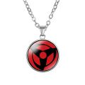 Anime Sharingan Eye Necklaces Uchiha Kakashi Mangekyou Pendant Necklace Goth New Fashion Chokers For Fans Women Men Gift. 