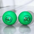 Pack of 6 Cricket Practice Anda Plastic Ball (40g, 60g, 80g, 100g). 