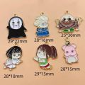 10pcs Cartoon Anime Character Enamel Charms Earring endant for aking IY eychain elace rip Oil etal Jewelry Accessories. 
