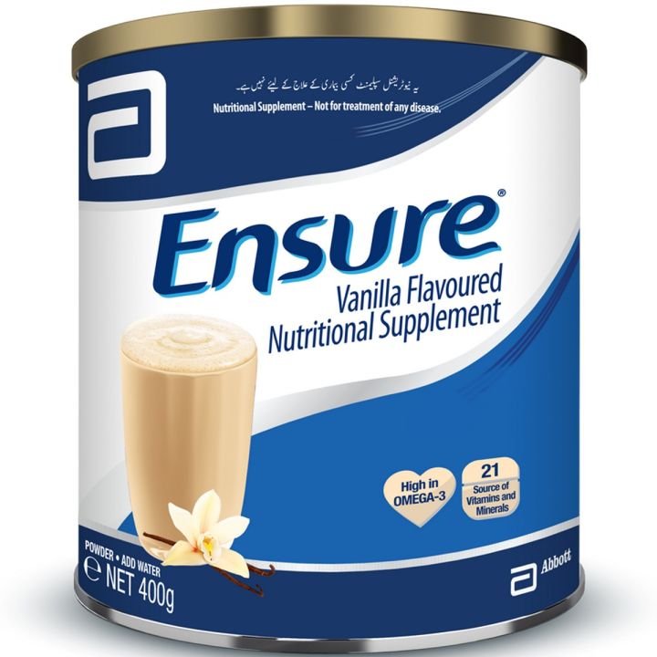 ENSUREÂ® ORIGINAL POWDER - Vanilla - 400Gm  Complete, Balanced NutritionÂ®