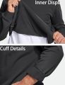 Fleece Sweatshirt For Men Crewneck Long Sleeve, Casual. 