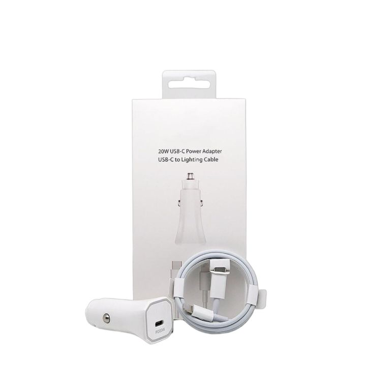 Apple Original Car Charger USB-C Type (20W) Fast Charger For iPhone / 1Month warranty