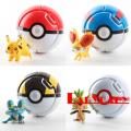 AAY-Throw Automatically Bounce Pokeball With Pokemon Pikachu Anime Action. 