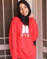 HOME SHOPPING 3 GARMENTS BTS Printed Fleece Sweatshirt For womens. 