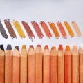 12 Skin Tints Soft Pastel Pencils Non-Toxic Wood Colored Pencils Set For Drawing Painting. 