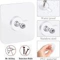 Self Adhesive Hook, Wall hangings, Kitchen Accessories Items, Clothes Hanging, Kitchen Accessories Items Stainless Steel. 