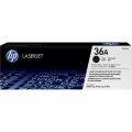 HP 36A Black Compatible LaserJet Toner Cartridge, CB436A. 