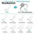Ring Size Adjuster Mat Invisible Ring Size Adjuster Set Soft Reusable 8 Pcs Different Sizes Anti-slip Ring Guard Buyers' Choice. 