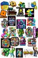 Roblox Stickers Gaming Stickers Minecraft Stickers Roblox Characters Gamer Decals "Eat Sleep Roblox Repeat" Stickers Kids Gaming Stickers Back to School Gaming Roblox Fan Art Video Game Stickers Pack Of 26 Each Size 2 Inch x 2 Inch. 