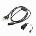 Car 3.5mm AUX USB Charging Cable for BMW Kia Hyundai, Universal Car Audio Adapter Compatible with iphone  X i8 i7 Plus for Select Models of Honda Toyota Audi VW Mercedes(1 Meter). 