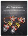 01 Pcs Alloy Finger Skateboard Fingerboard with Pressure Relief and Venting Function Fingertip Skateboard Toy. 