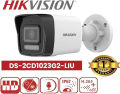 Outdoor Hikvision DS-2CD1023G2-LIU 2MP Dual Light Mic IP Netwrok Camera. 