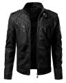 BLACK Leather Jacket For Men. 