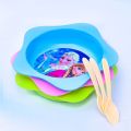 3 Pcs Cartoon Plate / Bowls with 3 Spoon Set Cereal, Bowl for Kids. 