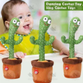 Dancing Cactus Toy, Dancing and Singing Cactus, Included 120 Music, Recording and Follow You Speak, Glow,Toys, Best Gift for Your Baby. 