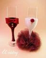 Cheer Wine Glass Decorations. 