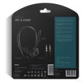 Sennheiser PC 3 Chat - Durable On-Ear Wired Headset - Noise Cancelling Microphone for Casual Gaming and Easy Connectivity - Lightweight Stereo Quality Sound - Great for Internet Telephony & E-Learners. 