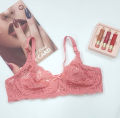 Pack Of 2 Non-Padded & Non-Wired Full Cover Full Net Transparent Bra A486. 