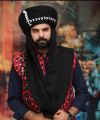 Balochi black turban kohani baloch style. 