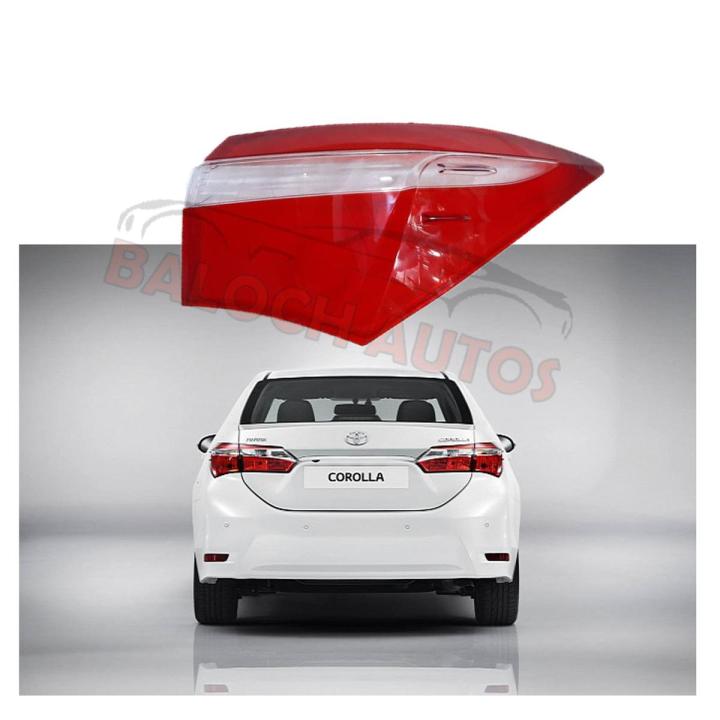 TOYOTA COROLLA 2014 - 2017 - Back Light Glass - Back Light Cover (Right Side) - 1 Piece