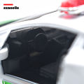 Diecast Metal Car 1/38 White Super Cop Car Edition Front Doors Open Gallardo Mercilago- Size Approx. 4 inch - Collectible Pull Back Vehicle for Hobby Collection and Simulation Play by SZASELLS. 