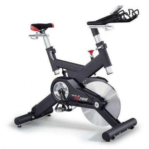 Spin Bike - Brand Sole Fitness - Model SB700 - Spin Exercise Bike Type - Adjustable Seat Vertical/Horizontal,Cooling Fans Built in,● Heart Rate Monitoring:Pulse Grips & Chest Strap Compatible,Number of Programs: 10,Pedal Size Over sized