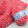 Practical 50g/Roll Wool Yarn Multicolor Baby Cotton Scarf Line Soft Thick Yarn Ball For Bag Blanket. 