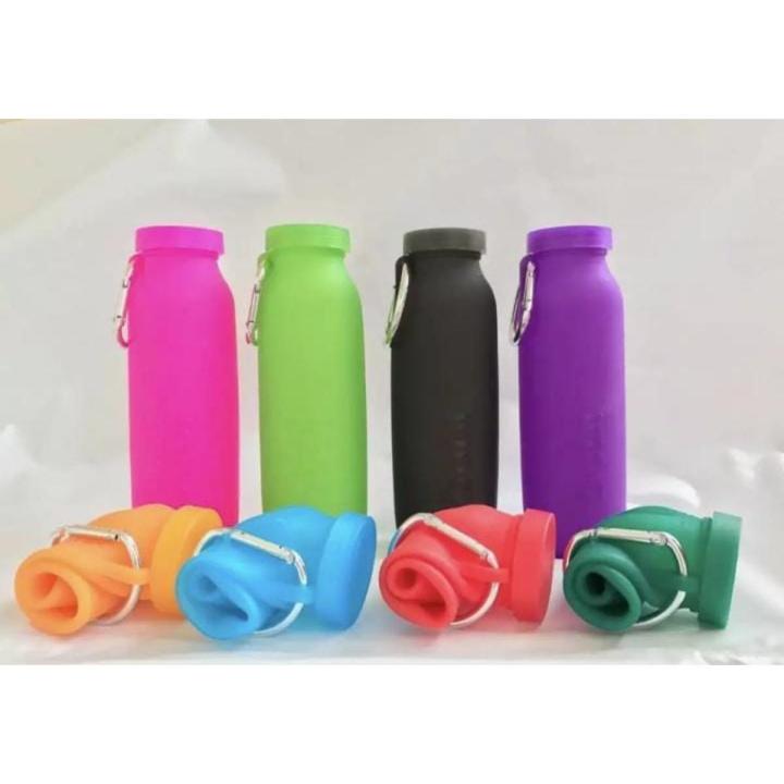 Silicone Collapsible Water Bottles Travel Sport Silicon Portable Foldable Water Bottle