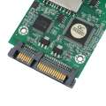 SD SDHC Secure Digital MMC Memory Card to 7+15P SATA Serial ATA Converter Adapter Easy Installation No Driver Required. 